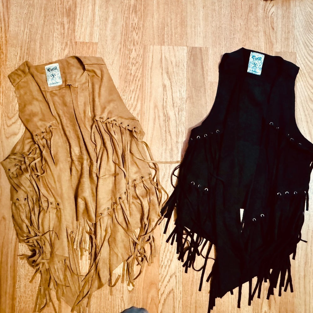 Suede vest small